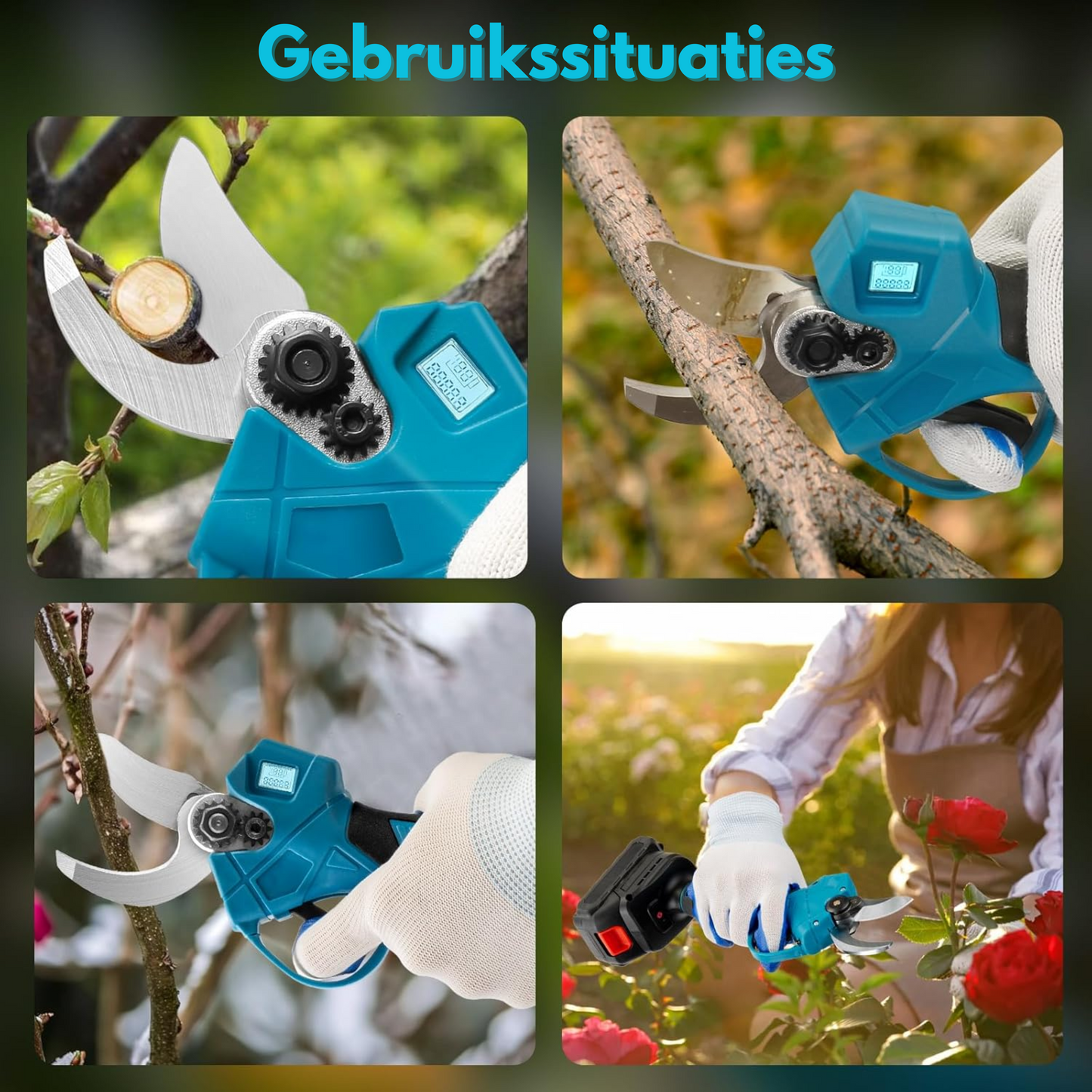 GreenTrim™ — tesoura elétrica de poda