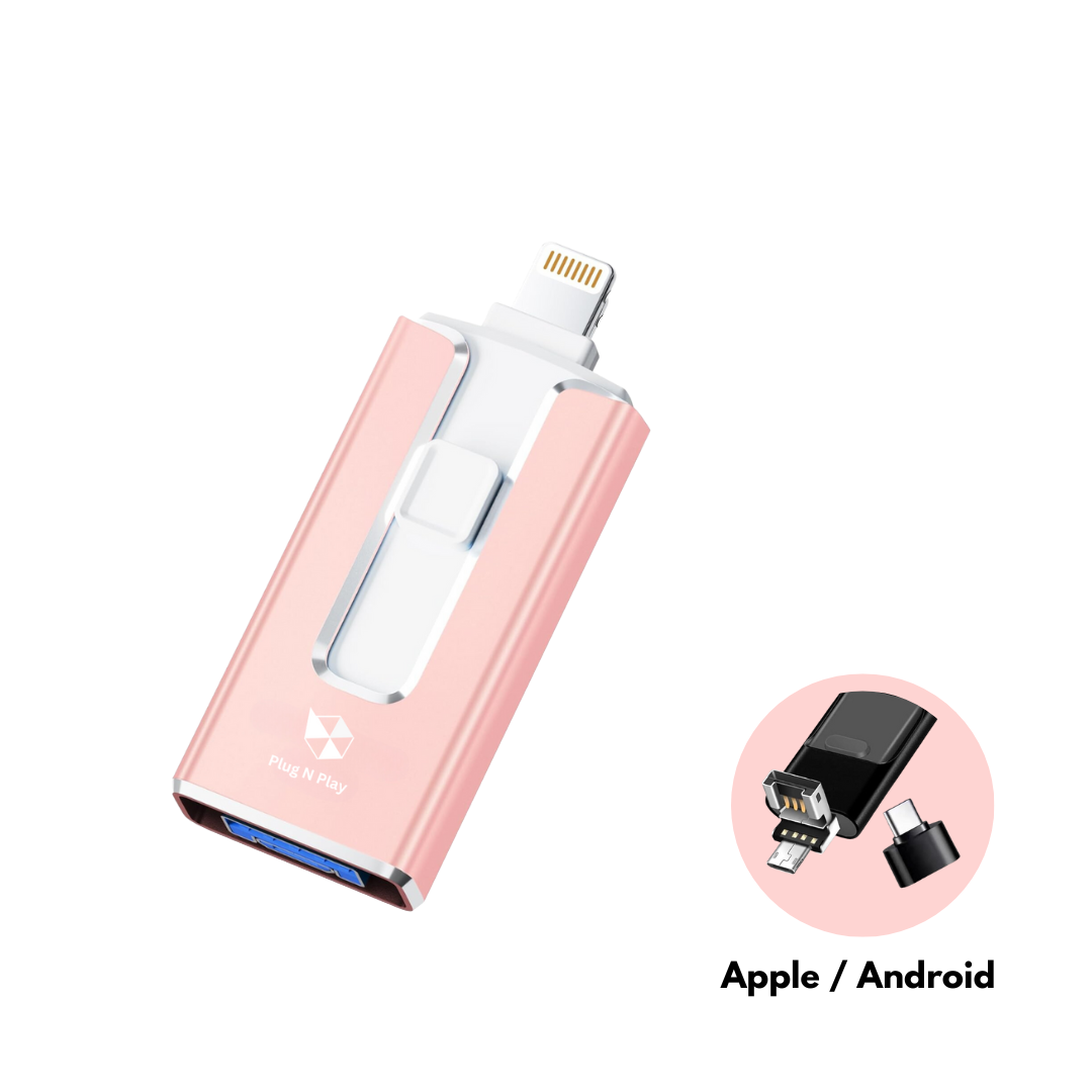 SnapStick™ Armazenamento Móvel