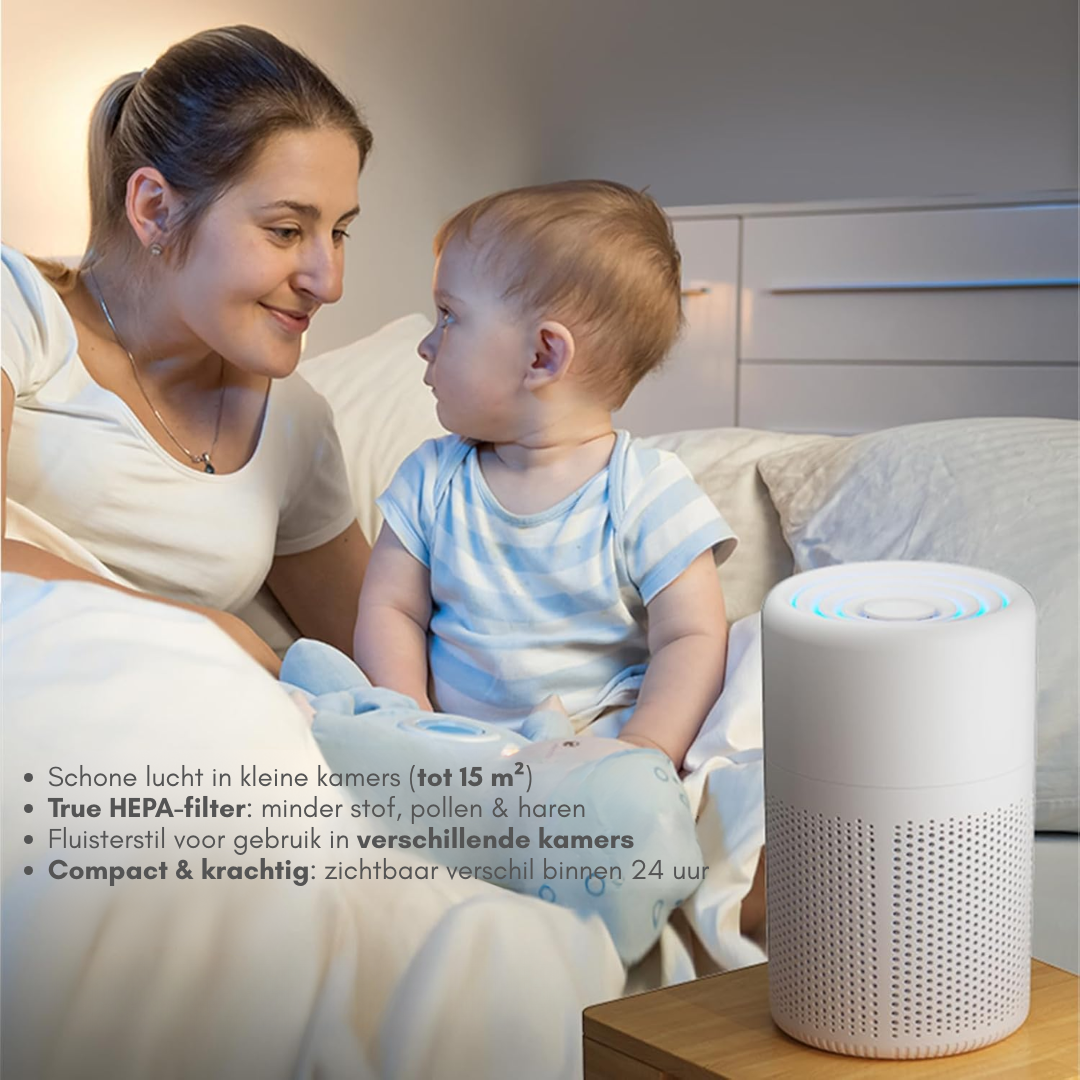 Aeriqo™ Purificador de Ar com filtro HEPA