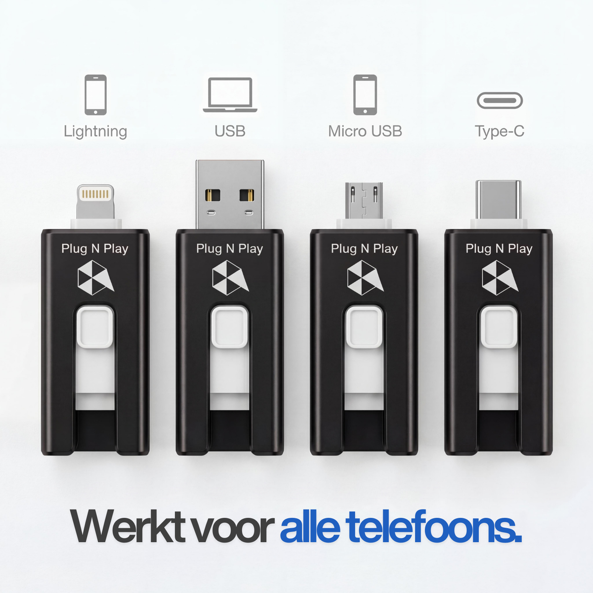 SnapStick™ Armazenamento Móvel