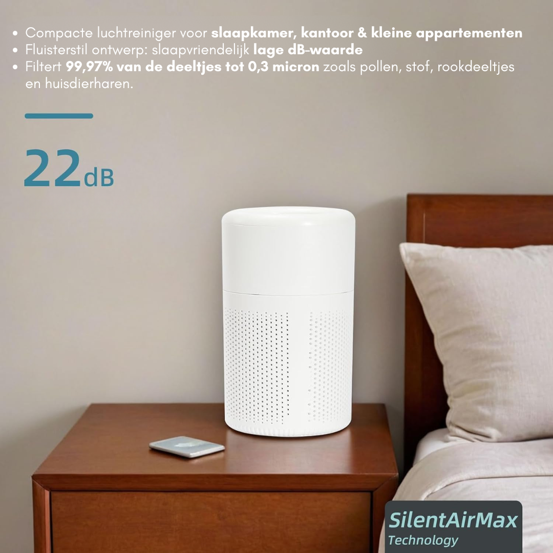 Aeriqo™ Purificador de Ar com filtro HEPA