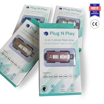 SnapStick™ Armazenamento Móvel