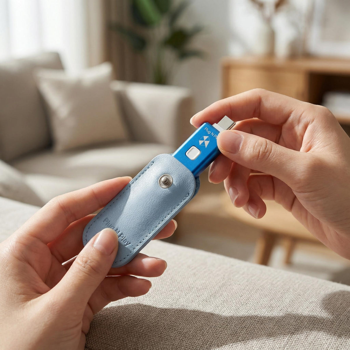 SnapCase™ – SnapStick safely stored