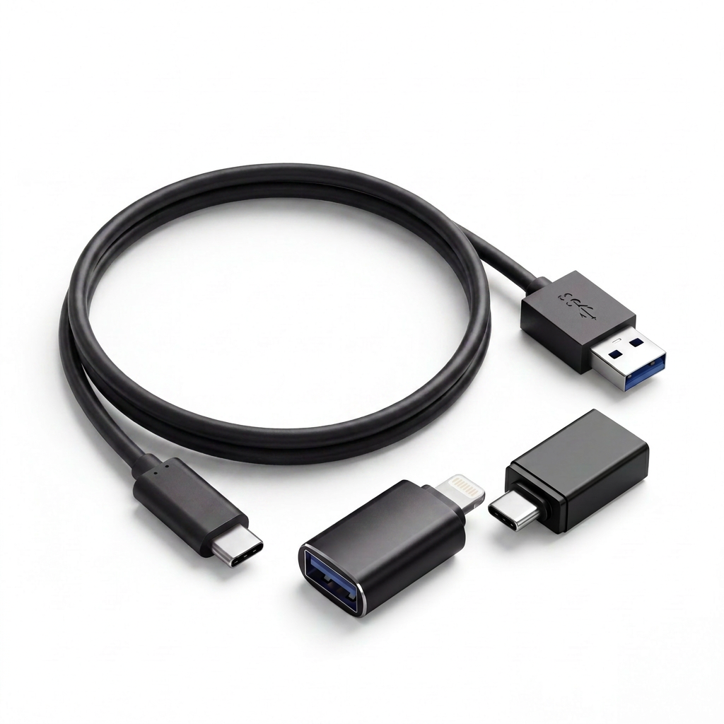 Conjunto universal de adaptadores 3 em 1