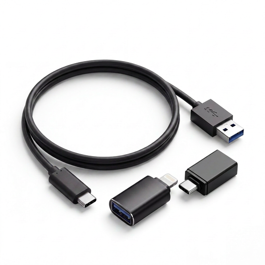 Conjunto universal de adaptadores 3 em 1