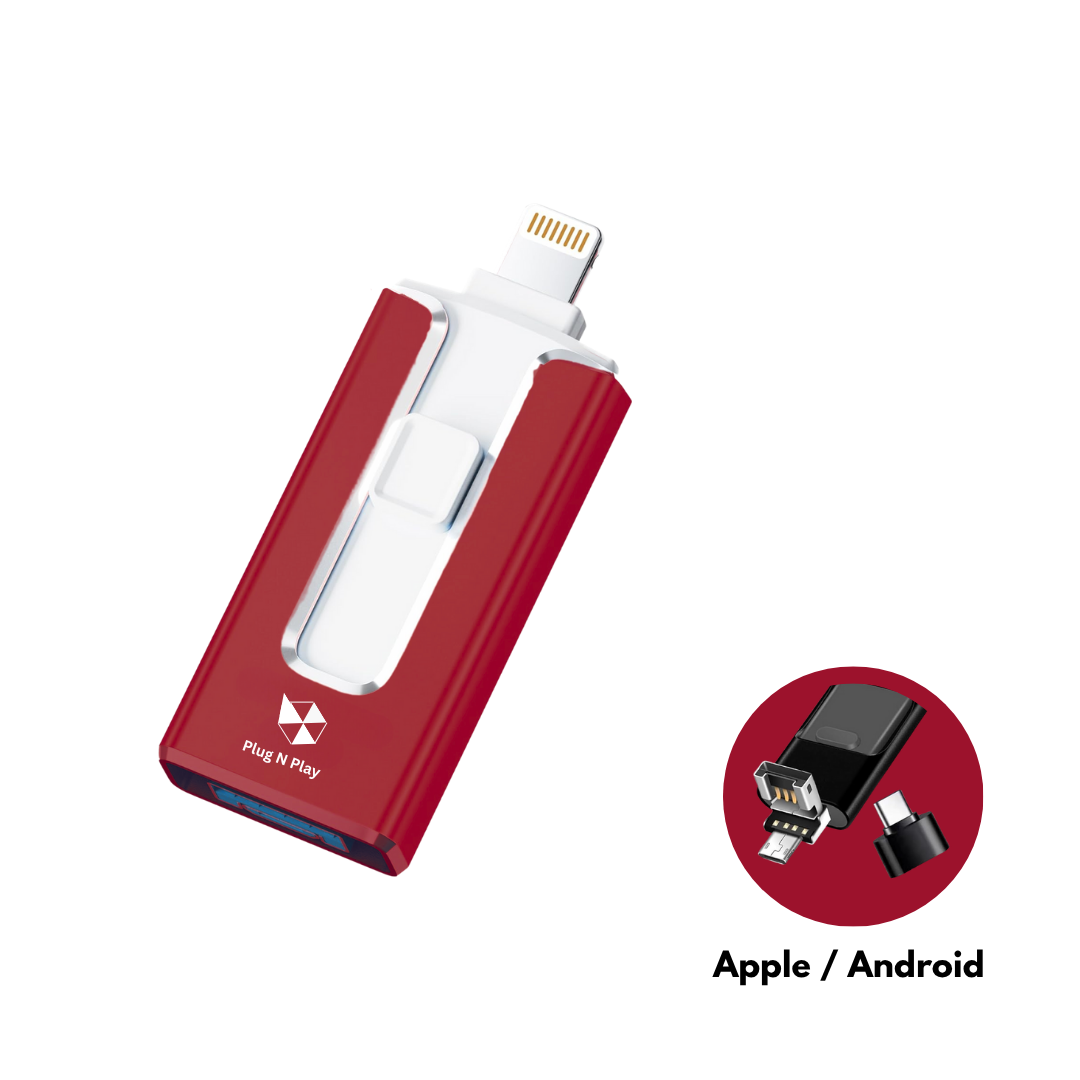 SnapStick™ Armazenamento Móvel